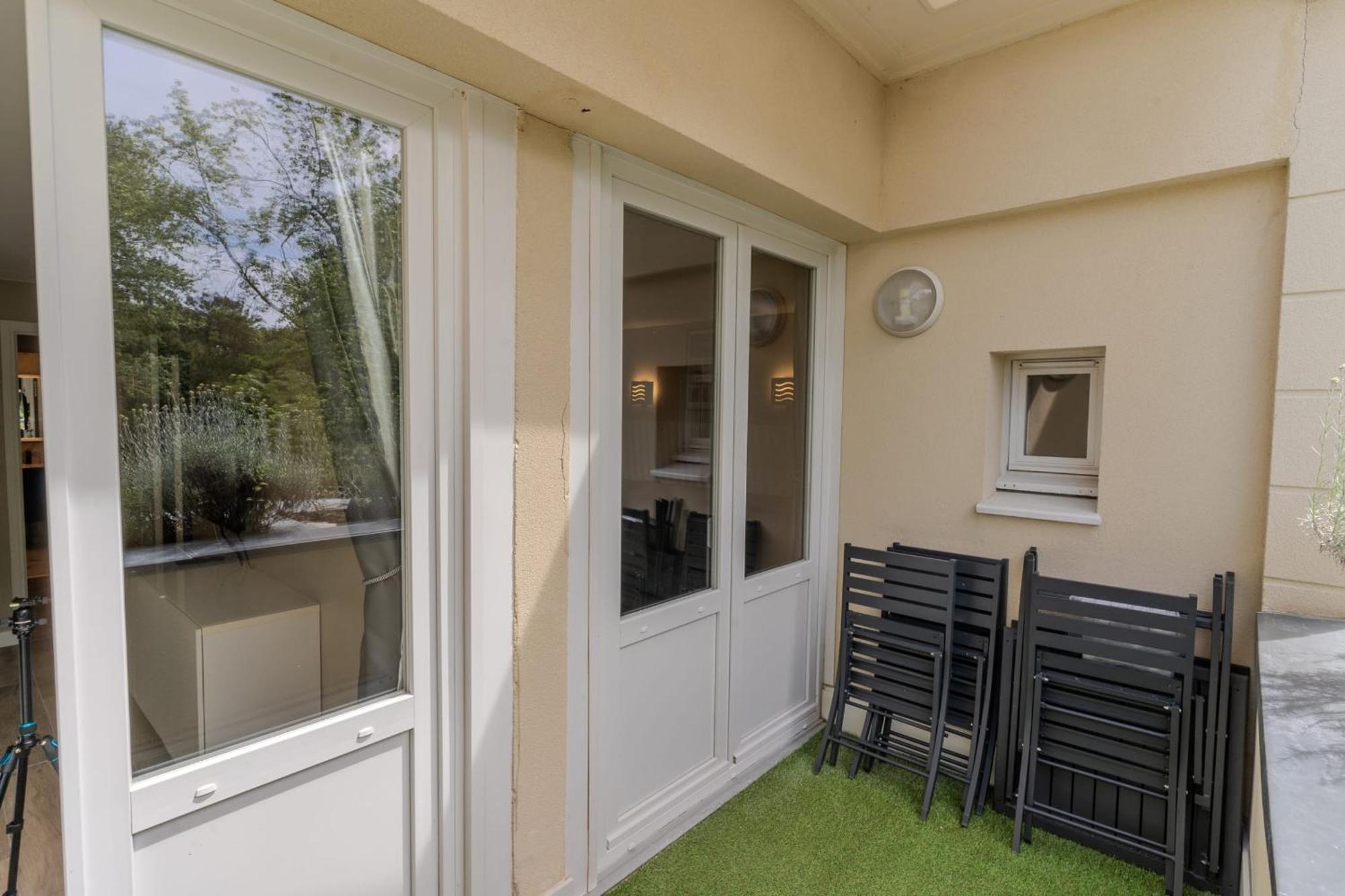Very Nice Flat For 5 With Swimming Pool Tennis Court And Free Park Le Touquet Dış mekan fotoğraf