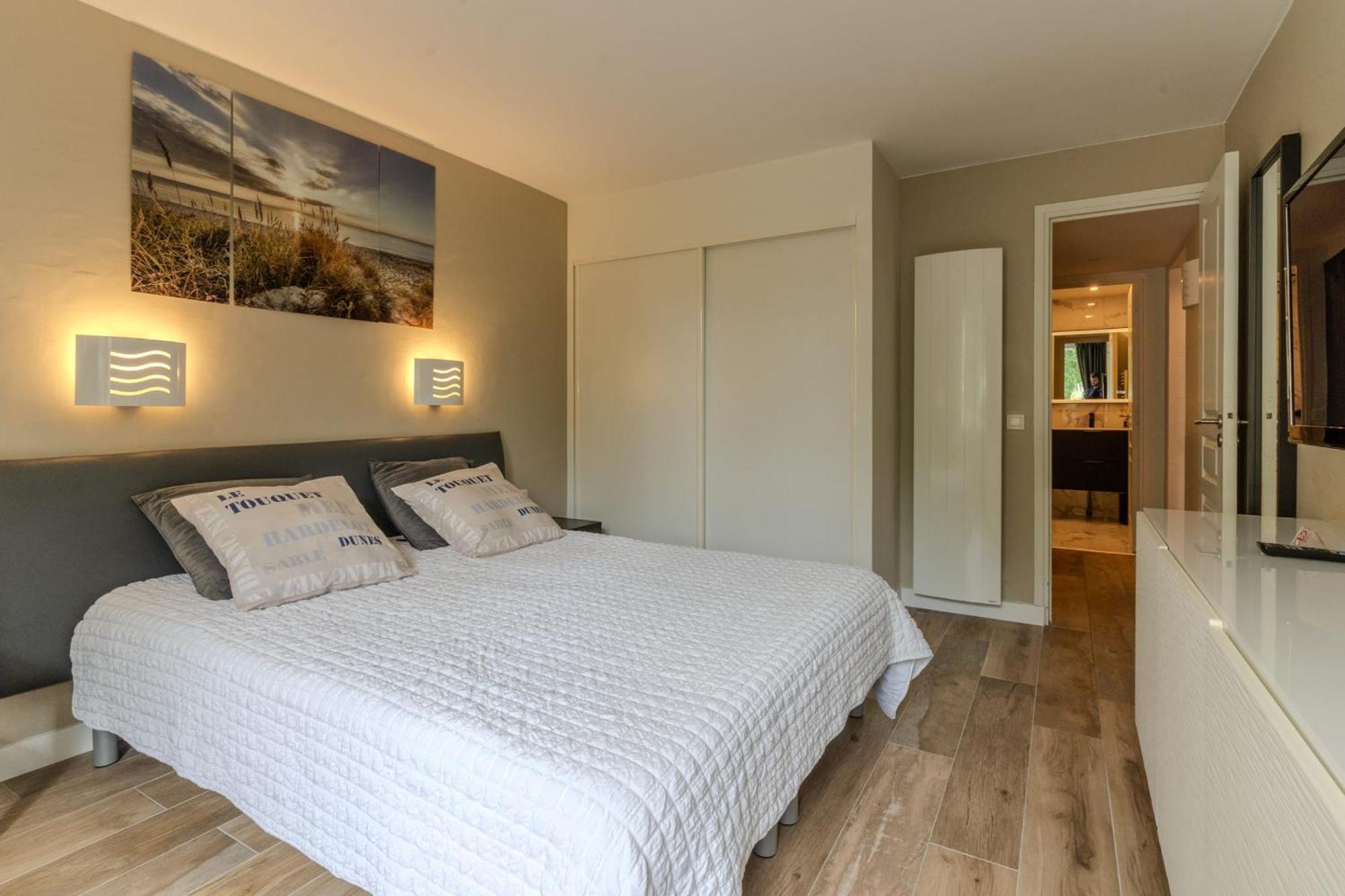 Very Nice Flat For 5 With Swimming Pool Tennis Court And Free Park Le Touquet Dış mekan fotoğraf